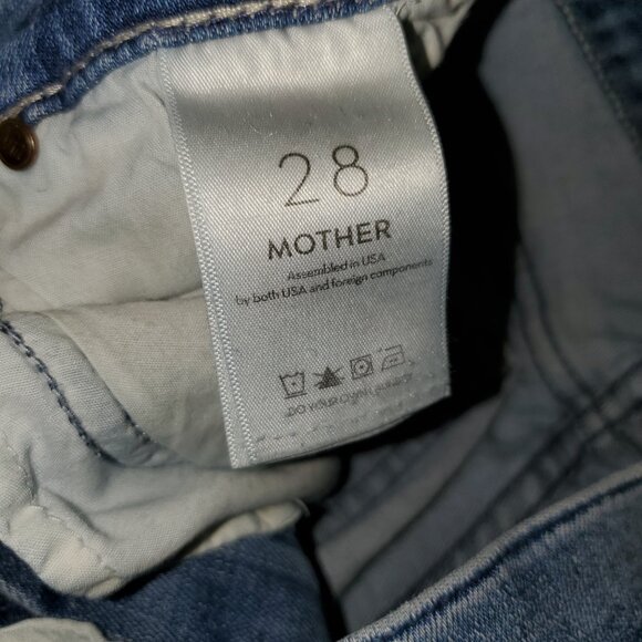 MOTHER Mid Rise Dazzler Ankle Fray Jeans in We The Animals - Picture 8 of 11